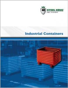 Steel King Bulk Storage Container: Steel, Bin-Style Bulk Container MPN:RCCM324024PB