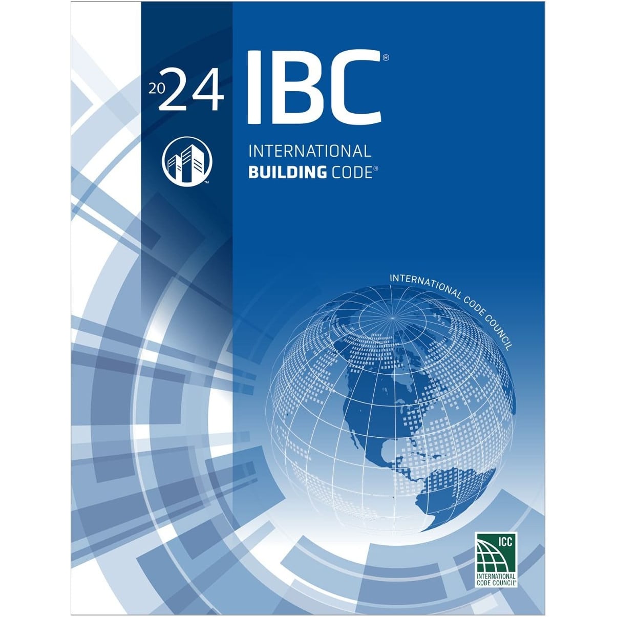 Cover of the 2014 International Building Code with a blue gradient and globe graphic.