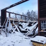 Reeves' previous lumber storage area was destroyed by a snow storm, leaving product exposed to the elements.